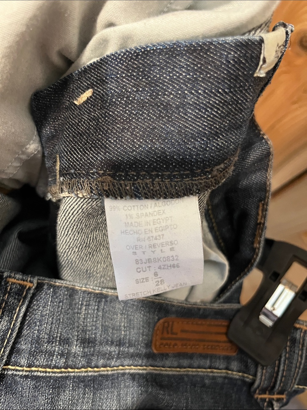 Polo by Ralph Lauren Medium Blue Flared Jeans - Picture 3 of 10